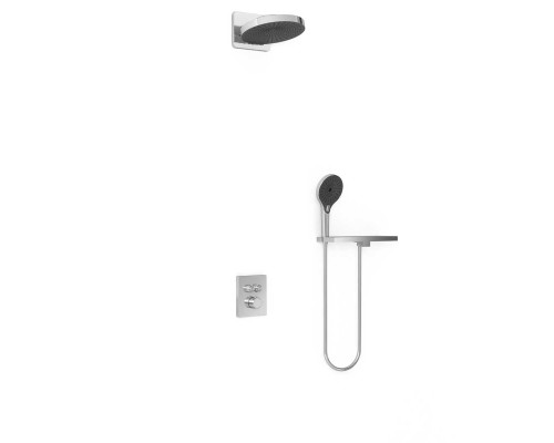 Душевой комплект Vincea Inspire VSFW-3I21MT1RCH встраиваемый, термостат, 2 режима, хром