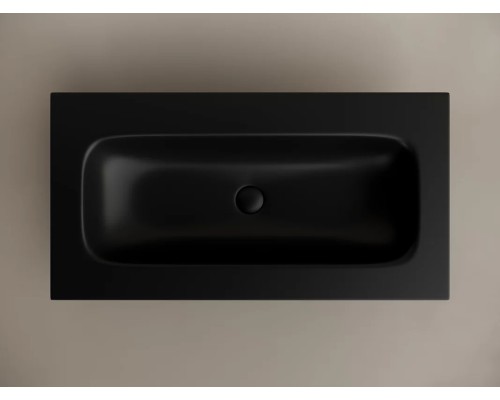 Раковина-столешница Накладная Sancos Grace 91 CN7019MBwx Черный матовый
