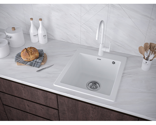 Кухонная мойка Paulmark Zemar 46 PM104651-WH Белая