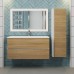 Тумба с раковиной подвесная Uperwood Barsa 100х45х57 см, дуб сонома