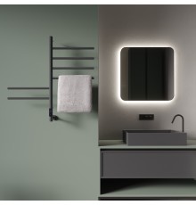 Полотенцесушитель электрический Vincea 43x80 Графит