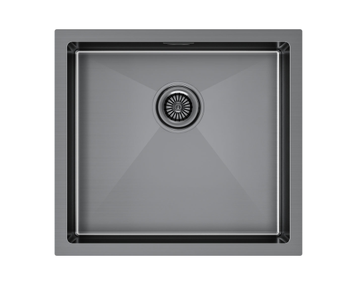 Кухонная мойка Paulmark Marx 44 PM214844-GM Вороненая сталь