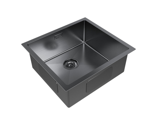 Кухонная мойка Paulmark Marx 44 PM214844-GM Вороненая сталь