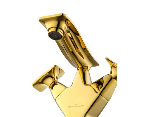 Смеситель для раковины Wonzon&Woghand SHAKESPEARE, Темное золото WW-651101-DG