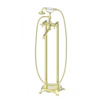 Смеситель для ванны напольного монтажа Wonzon&Woghand, Глянцевое золото