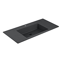 Раковина Vincea VCB-13100B из кварца черный