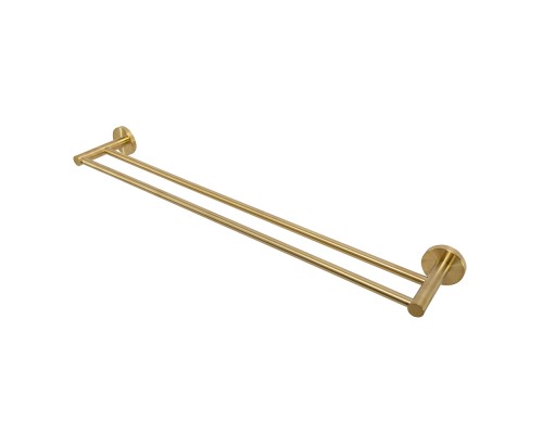 Полотенцедержатель Cezares Relax RELAX-THD-65-BORO двойной Брашированное золото