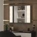 Зеркало Континент гримёрное Этюд 80/60 с подсветкой