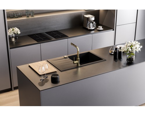 Мойка кухонная Alveus Granital Cadit 40 1132031 860х500 угольный