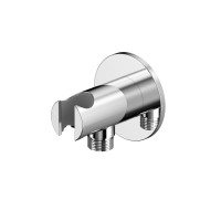 Угловой соединительный элемент с держателем лейки Whitecross Y1015CR хром