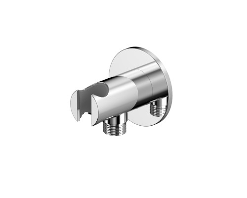 Угловой соединительный элемент с держателем лейки Whitecross Y1015CR хром