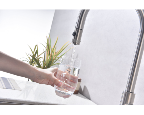 Смеситель для кухни Paulmark Galant Ga213077-BS Брашированная сталь