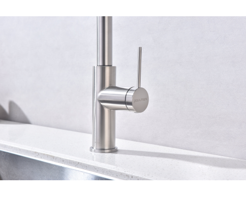 Смеситель для кухни Paulmark Galant Ga213077-BS Брашированная сталь