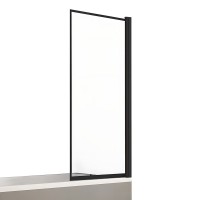 Шторка для ванны NEW TRENDY NEW SOLEO BLACK 80x140 черный