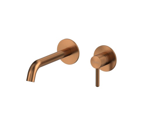 Внешняя часть смесителя для умывальника WHITECROSS Y1225CPB (брашированная медь)