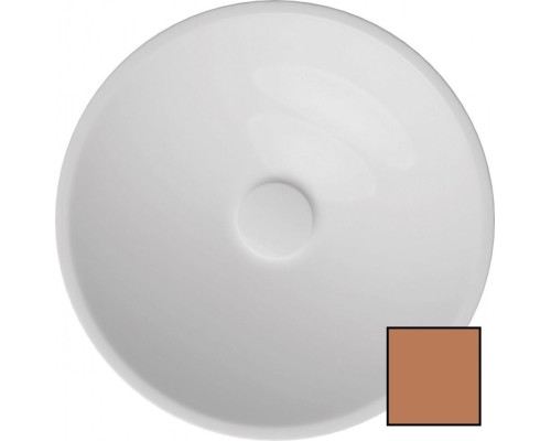 Раковина ISVEA SistemaY Soft накладная 450x450x120 коричневый матовый 10SY66045SV-2H