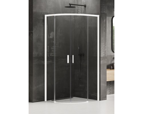 Душевое ограждение NEW TRENDY PRIME WHITE 90x90x200 (белый)
