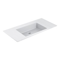 Раковина Vincea VCB-13100W из искусственного камня белый