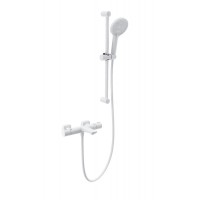 Смеситель для ванны с душевым гарнитуром и термостатом Wonzon&Woghand, Белый матовый