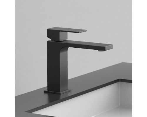 Смеситель для раковины Vincea Cube VBF-1C01MB однорычажный черный