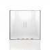 Шторка для ванны NEW TRENDY SMART 140x150 хром