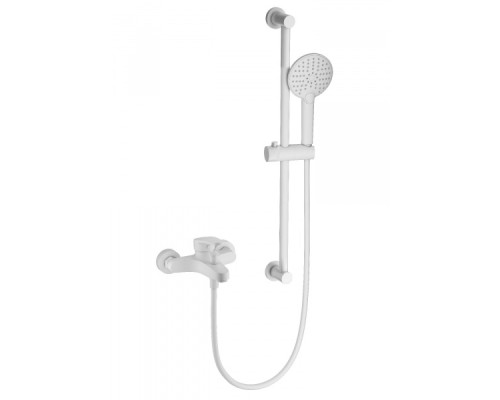 Смеситель для ванны с душевым гарнитуром Wonzon&Woghand, Белый матовый