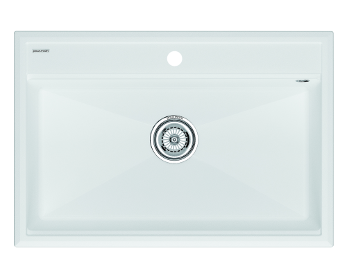 Мойка кварцевая Paulmark STEPIA-750 PM117551-WH белый 75х51