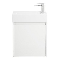 Тумба под раковину BelBagno Kraft Mini 50 R KRAFT MINI-500/260-1A-SO-BO-R подвесная Bianco Opaco