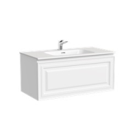 Тумба под раковину подвесная Sancos Very 89х44х40,, с доводчиками, Bianco, VR90W
