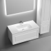 Тумба под раковину подвесная Sancos Very 89х44х40,, с доводчиками, Bianco, VR90W
