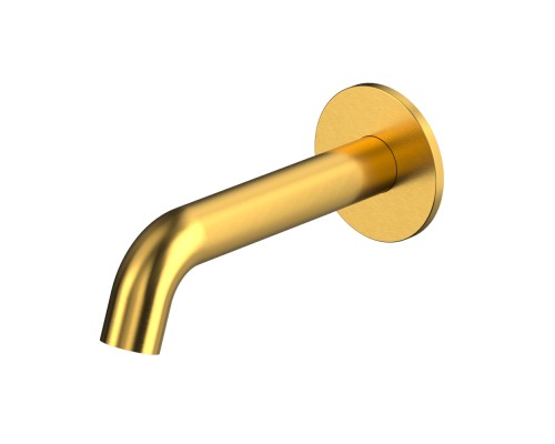 Излив настенный 164 мм Whitecross Y1201GLB брашированное золото