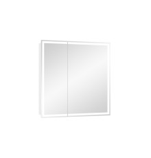 Зеркальный шкаф Континент Allure LED 80 МВК045 с подсветкой Белый