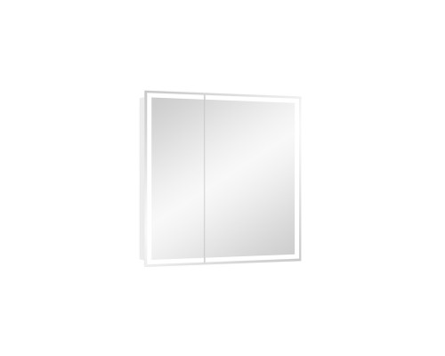 Зеркальный шкаф Континент Allure LED 80 с подсветкой Белый