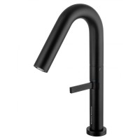 Смеситель для раковины высокий Wonzon&Woghand, Черный матовый WW-6068-MB