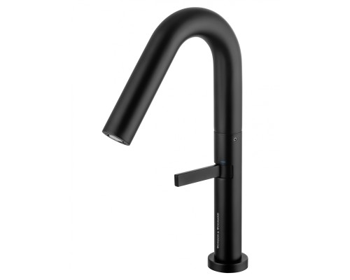 Смеситель для раковины высокий Wonzon&Woghand, Черный матовый WW-6068-MB