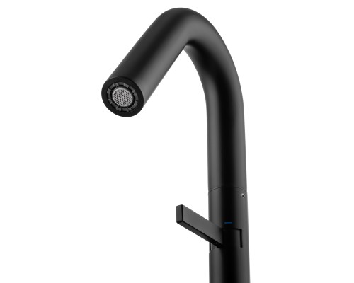 Смеситель для раковины высокий Wonzon&Woghand, Черный матовый WW-6068-MB