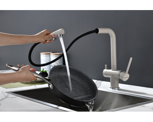 Смеситель для кухни Paulmark Serpentine Se213222-BE Бежевый