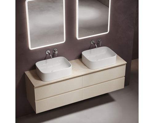 Столешница для ванной комнаты из керамогранита Sancos Kreman 1600х460, TT160A2X