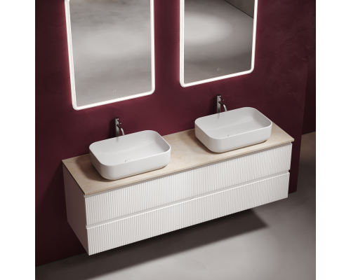 Столешница для ванной комнаты из керамогранита Sancos Kreman 1600х460, TT160A2X