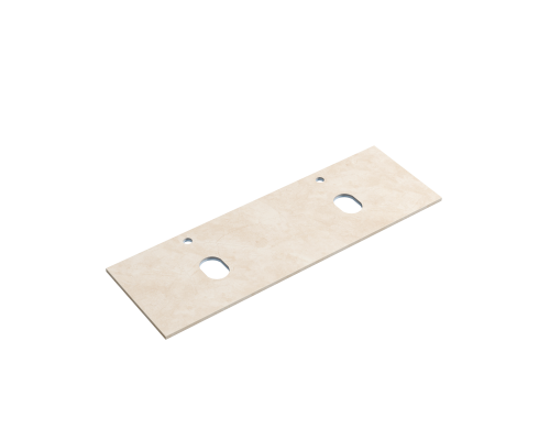 Столешница для ванной комнаты из керамогранита Sancos Kreman 1600х460, TT160A2X