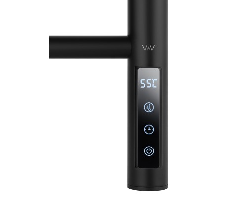 Полотенцесушитель электрический Wonzon&Woghand BONN, Черный матовый WW-AL4092-MB