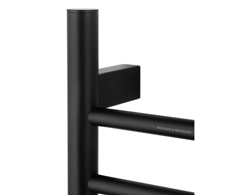 Полотенцесушитель электрический Wonzon&Woghand BONN, Черный матовый WW-AL4092-MB