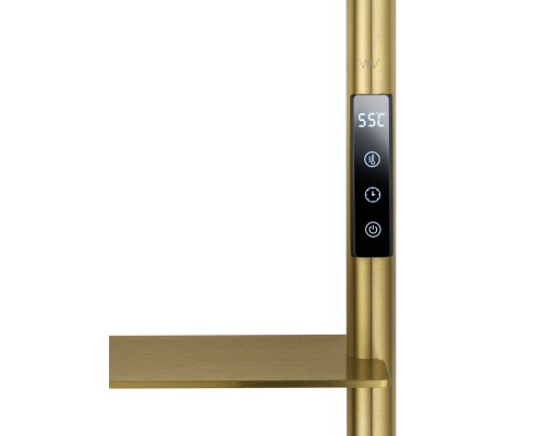 Полотенцесушитель электрический Wonzon&Woghand D?SSELDORF, Браш золото WW-A203-BG