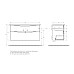 Тумба под раковину BelBagno Marino 120 MARINO-H60-1200-2C-SO-RN-P подвесная Rovere Nature