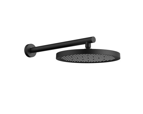 Верхний душ с держателем Vincea VSHD-42CMB черный