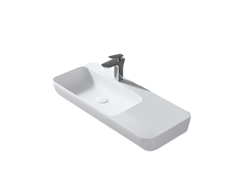 Раковина из искусственного камня Vincea VWB-6S590MW 900x400x120 подвесная белый матовый