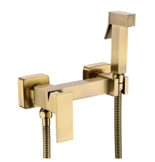 Смеситель с гигиеническим душем Rimero RM700BR Бронза