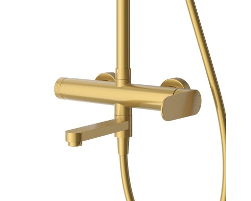 Душевая система Cezares Stylus STYLUS-CVD-BORO Брашированное золото