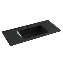 Умывальник накладной Ceramicanova Element 1010x465x180 черный матовый
