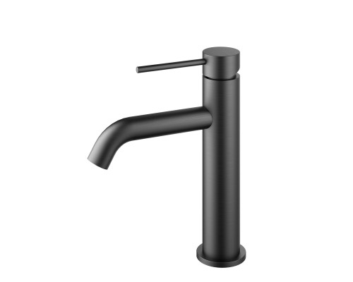 Смеситель для раковины Vincea City VBF-2C1GM однорычажный, вороненая сталь